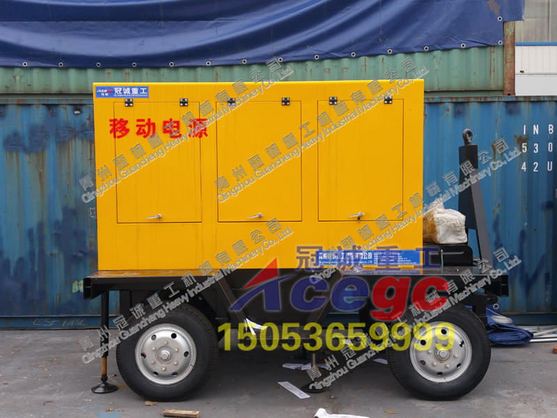 移動淘金車配套設(shè)備-移動發(fā)電機組